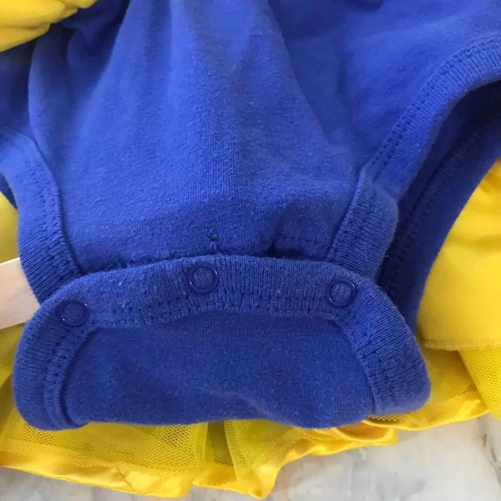 Disney Baby Snow White Costume Dress Infant Size 18M Body Suit